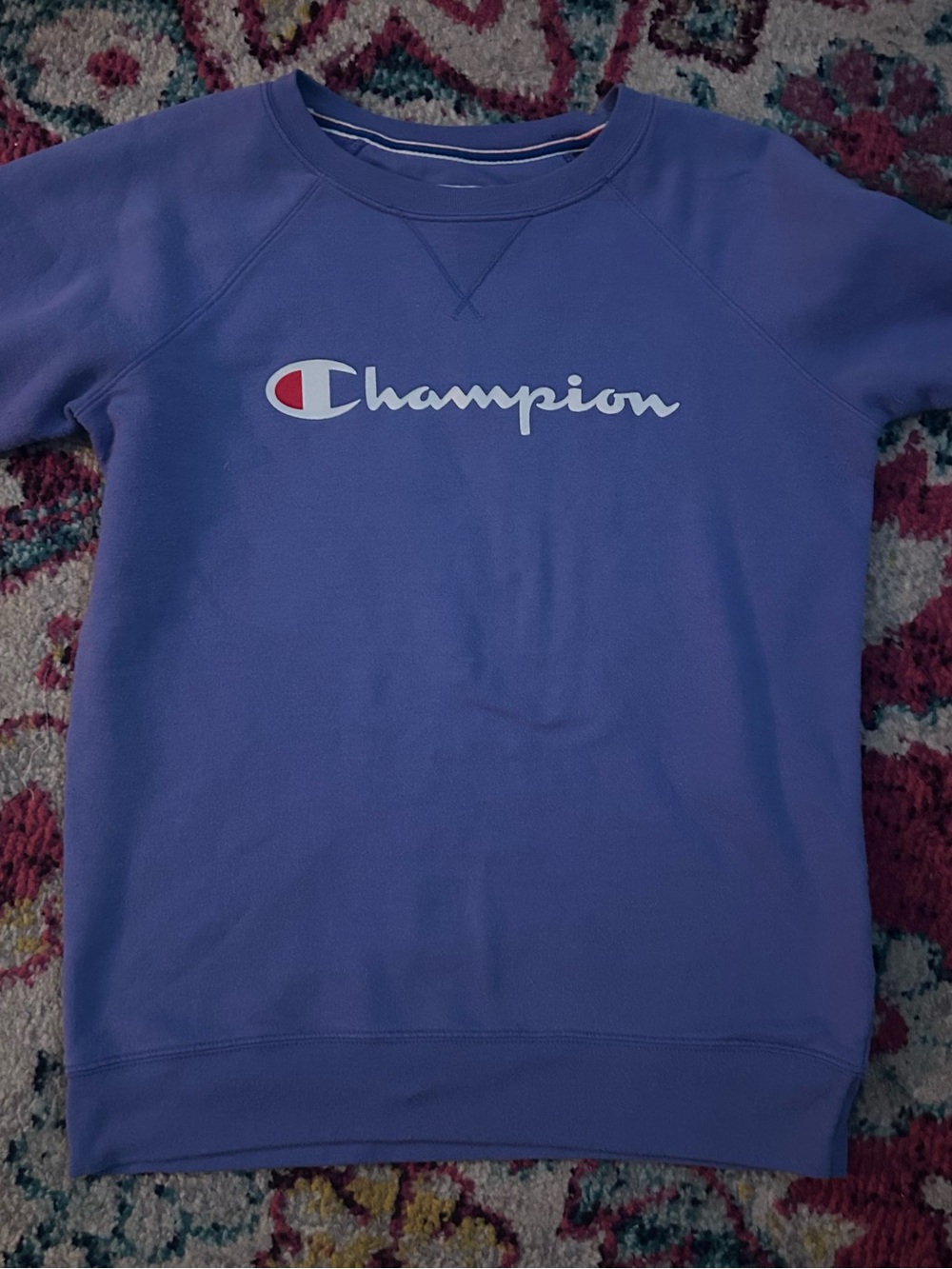 Champion Blue Pullover Sweatshirt